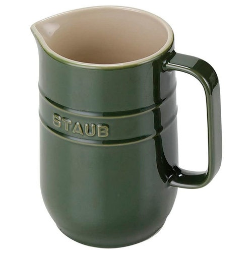 Кувшин 1л, зеленый базилик, Staub