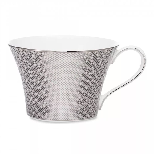Чашка чайная Narumi Платиновая пыль 270 мл, фарфор костяной