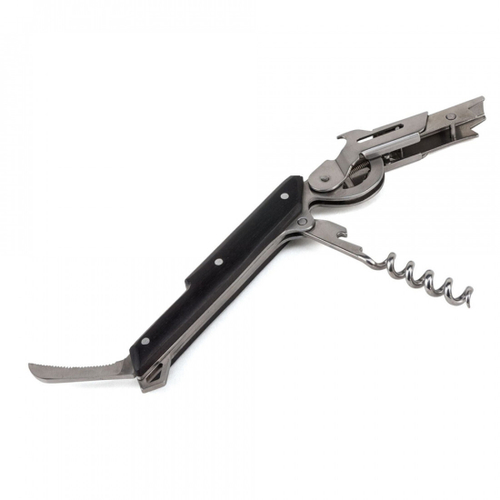 Нож сомелье / Штопор многофункциональный Clavelin, черный, Peugeot Vin