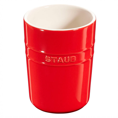 Подставка для кухонных принадлежностей, 11 см, вишневая, Staub