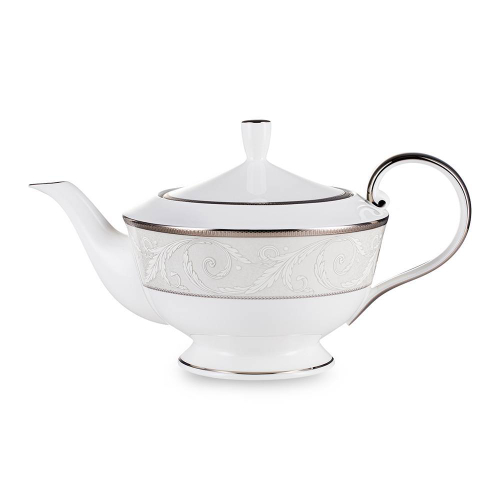 Чайник Narumi Платиновый ноктюрн 940 мл, фарфор костяной