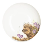Тарелка для пасты "Забавная фауна. Пробуждение ежика", 22см, RWC WNB4341-XB-Hedgehog, Великобритания, Wrendale Designs, Royal Worcester