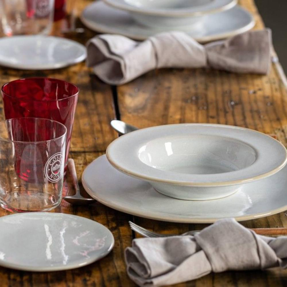 Тарелка для пасты глубокая 21,5 см Costa Nova Roda White белая