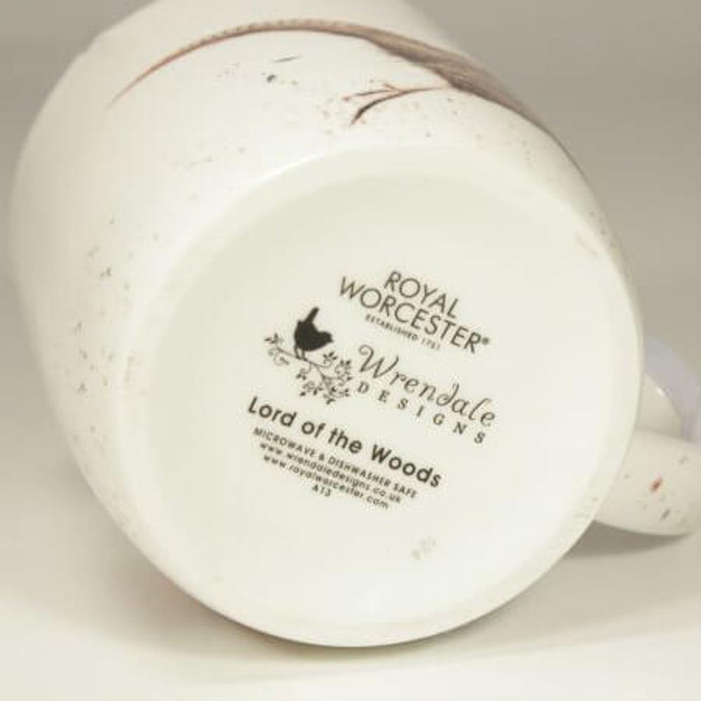 Кружка фарфоровая "Забавная фауна. Властелин леса (Фазан)", 310 мл, Royal Worcester