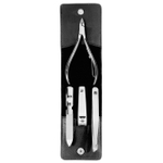 Маникюрный набор 4 пр. Inox черный, Zwilling