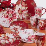 Тарелка закусочная 22 см Certified Int. Зимняя радость, Вера