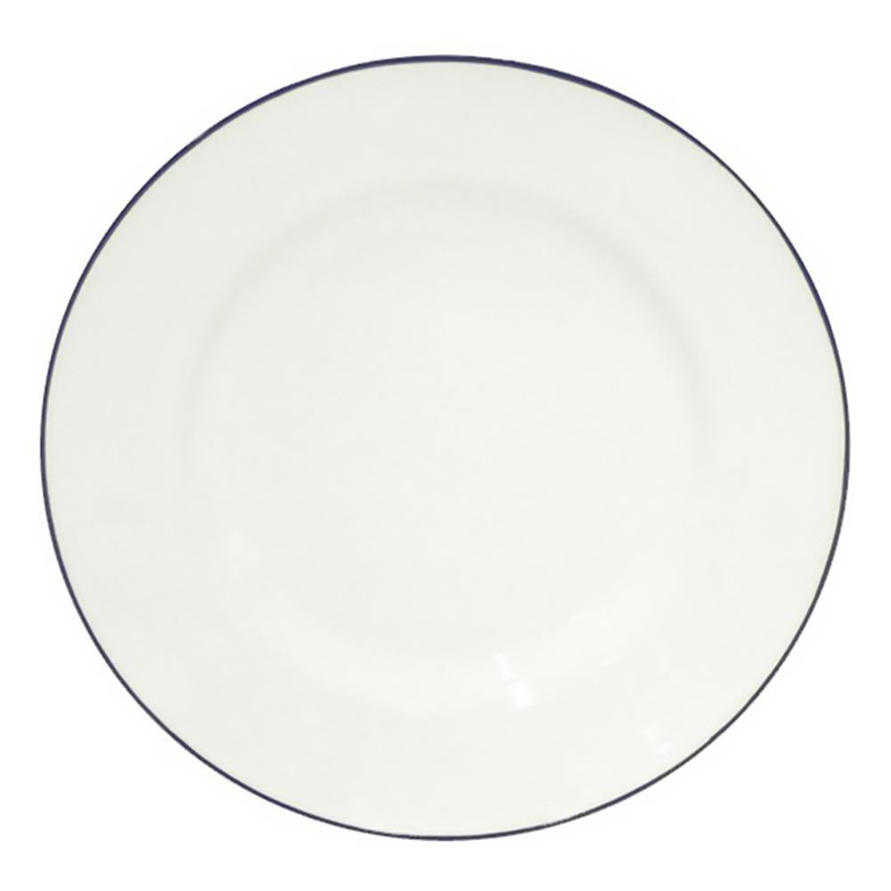 Тарелка салатная 22,6 см Costa Nova Beja белый/синий