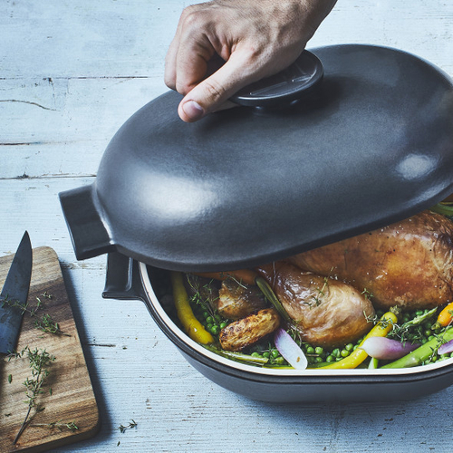 Кастрюля керамическая, индукционная, 4,5 литра, 36 см, серия Delight, Emile Henry