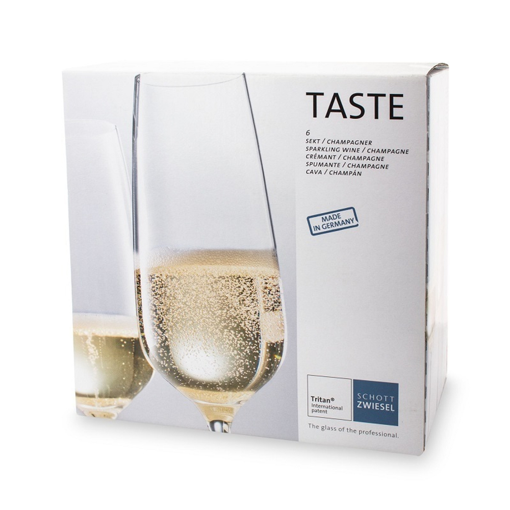 Набор бокалов для шампанского 283 мл, 6 шт, Taste, SCHOTT ZWIESEL