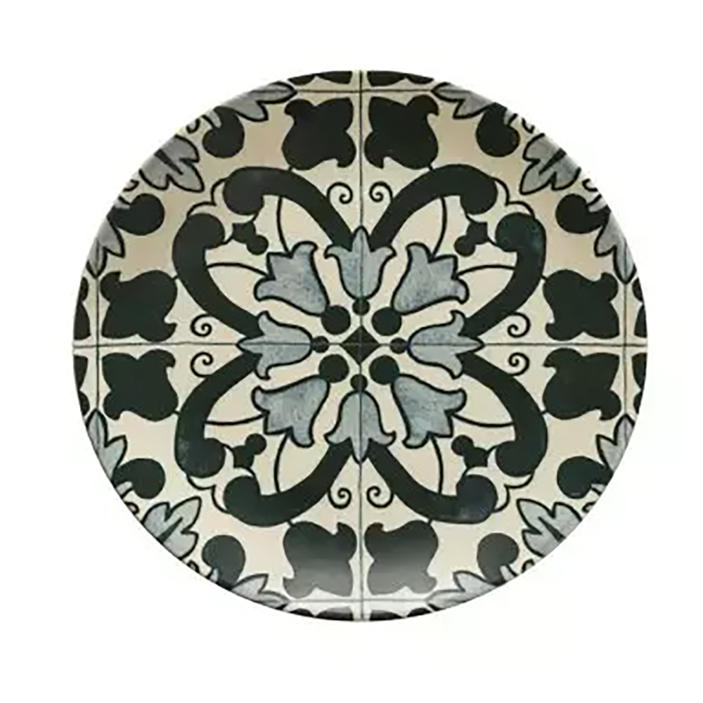 Тарелка закусочная 21,6 см Costa Nova Elements Lamego зеленая COP211-02419B