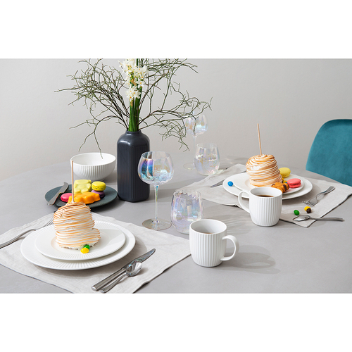 Набор салатников Soft Ripples, 15 см, белые, 2 шт., Liberty Jones