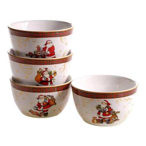 Салатник индивидуальный На трубе 13 см Certified Int. Винтажный Санта