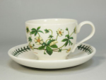 Чашка чайная с блюдцем Portmeirion "Ботанический сад. Лапчатка" 200мл