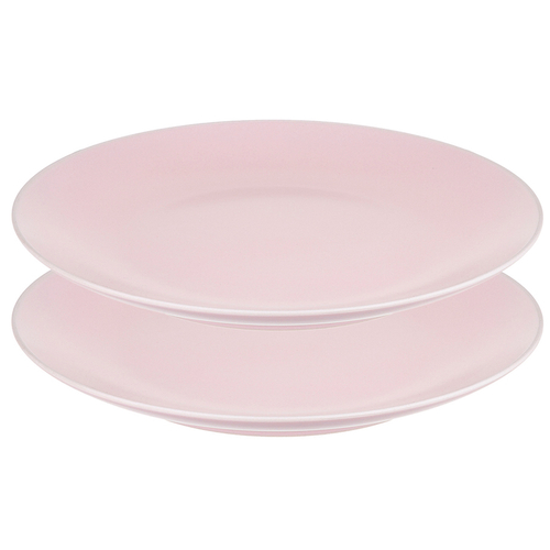 Набор обеденных тарелок Simplicity, 26 см, розовые, 2 шт., Liberty Jones