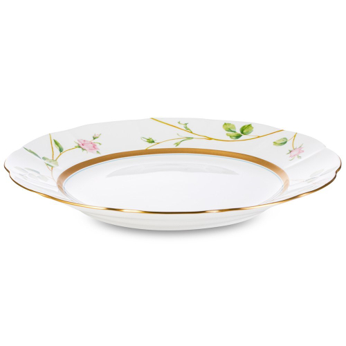 Тарелка обеденная Narumi Цветущая Роза 27 см, фарфор костяной