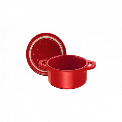 Мини-кокот круглый керамический красный 40510-785, 10 см, Staub