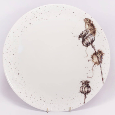 Тарелка обеденная "Забавная фауна. Мыши", 27 см, Royal Worcester