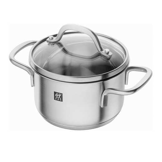 Сотейник с крышкой из нержавеющей диаметром 14 см, 66652-140, 1 л, ZWILLING Pico, Zwilling