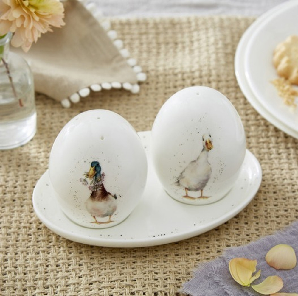 Набор солонки и перечницы "Забавная фауна. Утки", Wrendale Designs, Royal Worcester