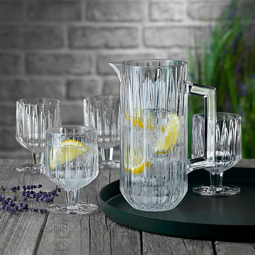 Набор для напитков из 4 хрустальных бокалов и кувшина, Jules, Nachtmann