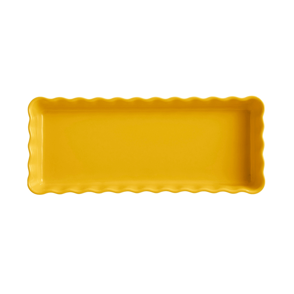 Форма для пирога прямоугольная 906034, цвет: прованс, 15х36 см, Emile Henry