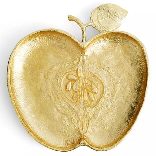 Блюдо Michael Aram Яблоко 25,5х24 см, латунь