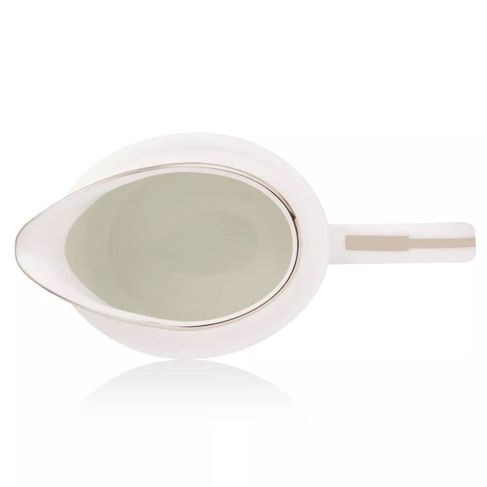 Молочник Noritake Богарт платиновый 300 мл, фарфор костяной