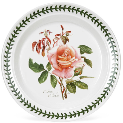 Тарелка обеденная Portmeirion "Ботанический сад. Розы. Наилучшие пожелания, чайная роза" 25см