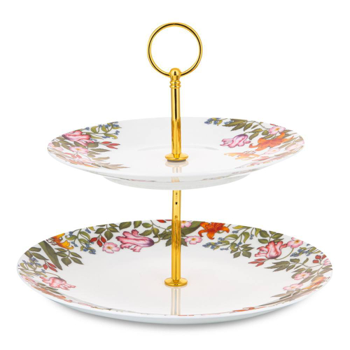 Блюдо двухярусное 26,5 см Mix&Match Home Майя