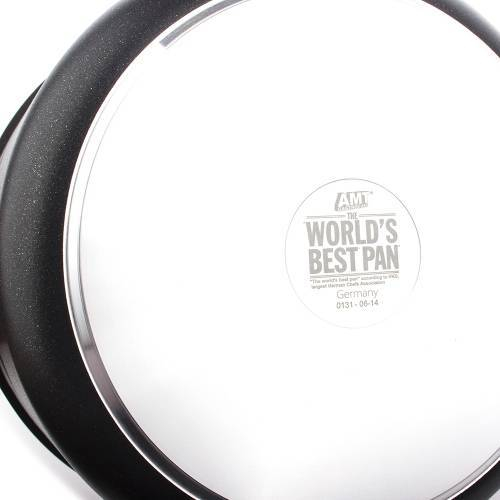 Алюминиевый ковшик с антипригарным покрытием и съемной ручкой AMT816, 16 см, 0.9 л, Frying Pans, AMT Gastroguss