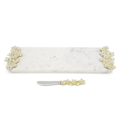 Доска для сыра с ножом Michael Aram Цветущая вишня 44 см, мрамор