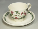 Чашка чайная с блюдцем Portmeirion "Ботанический сад. Герань" 200мл