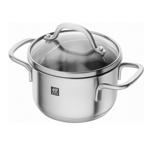 Сотейник с крышкой из нержавеющей диаметром 14 см, 66652-140, 1 л, ZWILLING Pico, Zwilling