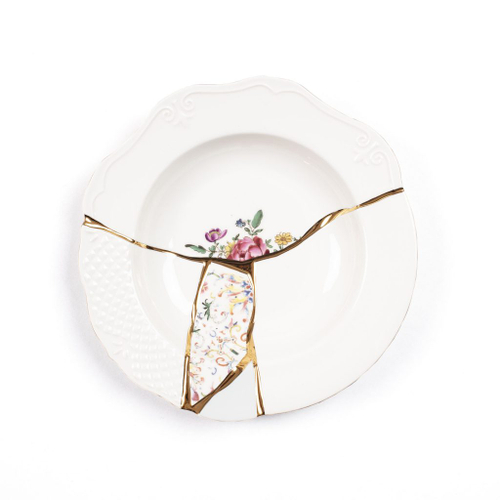 Глубокая тарелка 22 см, Kintsugi, Seletti (09623)