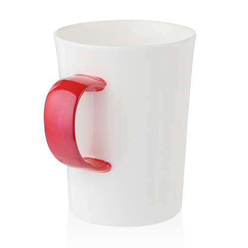 Кружка 450 мл Mix&Match Синергия, красная ручка