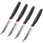 Набор из 4 ножей для стейков из нержавеющей стали 50054, длина лезвия 11 см, Steakmesser Paris Classic, Peugeot