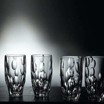 Набор хрустальных стаканов высоких, 4 шт, 385 мл, Sphere, Nachtmann (Германия)