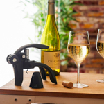 Штопор для вина механический пластиковый, черный, Baltaz, Peugeot Vin