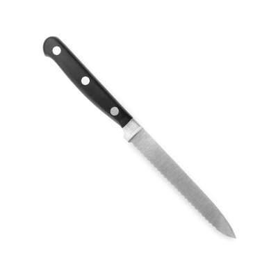 Универсальный нож (для томатов) 13 см, из кованой высокоуглеродистой нержавеющей стали, черный, 225600, Opera, Arcos
