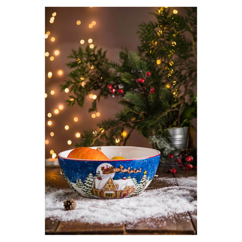 Салатник 25 см Certified Int. Мастерская Санта-Клауса