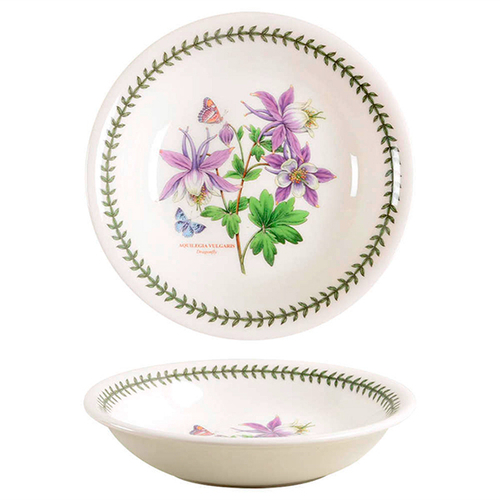 Тарелка для пасты Portmeirion "Ботанический сад. Экзотические цветы. Водосбор" 20см