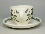 Чашка чайная с блюдцем Portmeirion "Ботанический сад. Фиалка" 280мл