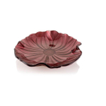 Тарелка круглая 22x3,5 см, стекло, красный, 5332.1, Magnolia, IVV