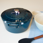 Кокот круглый, 24 см, 4,25 л, морская волна, Staub