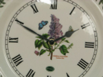 Часы настенные Portmeirion "Ботанический сад. Сирень" 25см