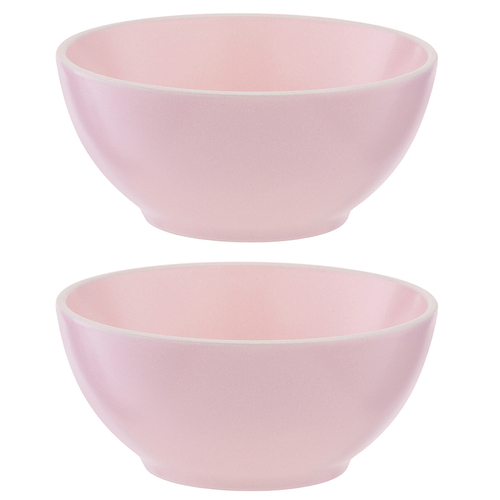 Набор чаш Simplicity, 470 мл, розовые, 2 шт., Liberty Jones