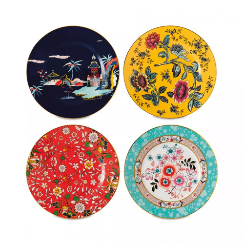 Набор тарелок закусочных Wedgwood Вандерласт 20 см, 4  шт, фарфор