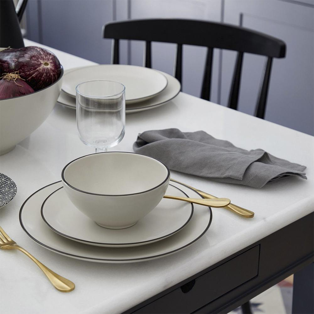 Тарелка подстановочная 34,5 см Costa Nova Augusta бежевая