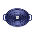 Кокот овальный, 31 см,  темно-синий, La Cocotte, Staub