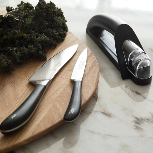 Набор кухонных ножей и точилка, 3 предмета, Signature Knife, Robert Welch